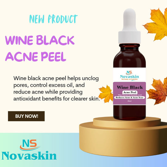 Wine Black Acne Peel